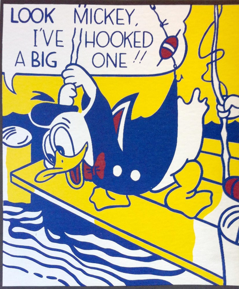 ROY LICHTENSTEIN - Artist's Studio - Look Mickey - Color offset lithograph - Image 2 of 3