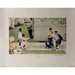 NORMAN ROCKWELL - Moving Day - Original color collotype