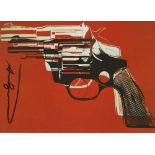 ANDY WARHOL - Guns #05 - Color offset lithograph