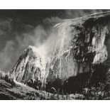 ANSEL ADAMS - Half Dome, Blowing Snow, Yosemite National Park, California - Original vintage phot...