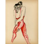 ESTELA WILLIAMS - Pantalone - Watercolor, pencil, and ink on paper