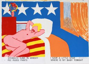 TOM WESSELMANN - American Nude - Color lithograph