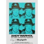 ANDY WARHOL - Joseph Beuys - Color offset lithograph