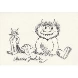 MAURICE SENDAK - Where the Wild Things Are: Max and Moishe - Ink on paper