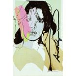 ANDY WARHOL - Mick Jagger #05 (first edition) - Color offset lithograph