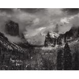 ANSEL ADAMS - Clearing Winter Storm, Yosemite National Park, Calformia - Original photogravure