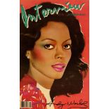 ANDY WARHOL - Diana Ross - Original color offset lithograph