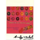 ANDY WARHOL - Life Savers - Color offset lithograph