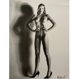 HELMUT NEWTON - Big Nude XIV, Nice - Original vintage photolithograph