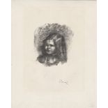 PIERRE-AUGUSTE RENOIR - Claude Renoir, tourné a gauche - Original lithograph