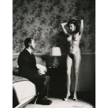 HELMUT NEWTON - In My Hotel Room, Montecatini - Original vintage photolithograph