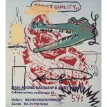 JEAN-MICHEL BASQUIAT & ANDY WARHOL - Painting No. 23 - Color offset lithograph