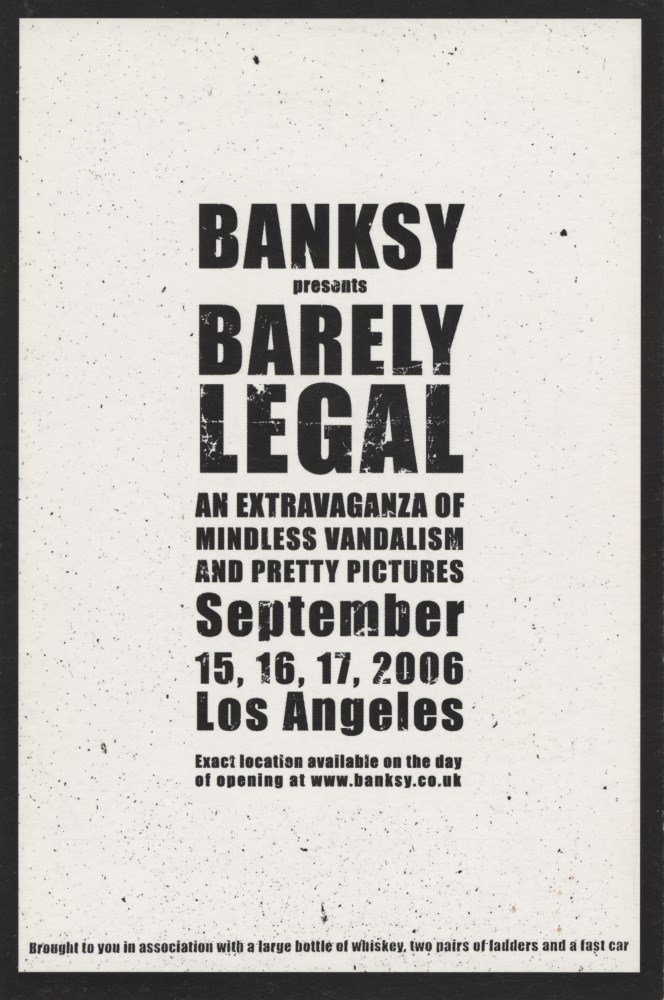 BANKSY - Barely Legal - Color offset lithograph - Image 2 of 2