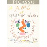 PABLO PICASSO - Picasso: 60 Years of Graphic Works - Original color lithograph