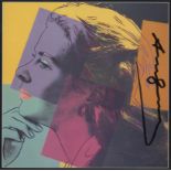 ANDY WARHOL - Ingrid Bergman: Herself (03) - Color offset lithograph