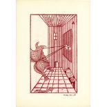 MAX ERNST - Brusberg Dokumente 3 - Color lithograph