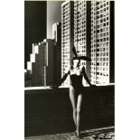 HELMUT NEWTON - Elsa Peretti As a Bunny, New York #1 - Original photolithograph