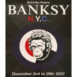 BANKSY - Monkey Queen - Color offset lithograph