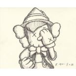 BRIAN DONNELLY [KAWS] - Pinocchio - Original pen drawing