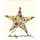 ANDY WARHOL - Christmas Card: Star of Fruit - Original vintage color offset lithograph