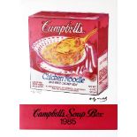 ANDY WARHOL - Campbell's Soup Box - Original color offset lithograph