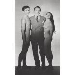 GEORGE PLATT LYNES - At the Ballet: George Balanchine with Nicholas Magallanes and Marie-Jeanne -...