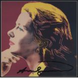 ANDY WARHOL - Ingrid Bergman: Herself (07) - Color offset lithograph