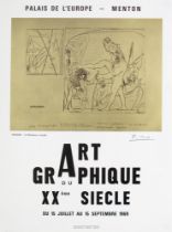 PABLO PICASSO - Art Graphique du XXeme Siecle - Color letterpress and offset lithograph