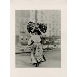 LEWIS HINE - Italian Immigrant Woman Carrying Home Garments, Lower East Side, New York - Original...