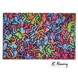 KEITH HARING - Circus - Color offset lithograph