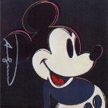 ANDY WARHOL - Mickey Mouse - Color offset lithograph