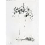 LUCIAN FREUD - Bouquet - Pencil drawing on paper