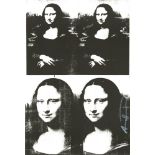 ANDY WARHOL - Mona Lisa - Original letterpress print