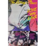 ANDY WARHOL - Love You Live - Original color offset lithograph