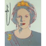 ANDY WARHOL - Queen Beatrix (#2) - Color offset lithograph