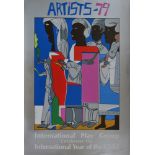 ROMARE BEARDEN - Artists - 79 - Color silkscreen