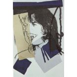 ANDY WARHOL - Mick Jagger #06 (first edition) - Color offset lithograph