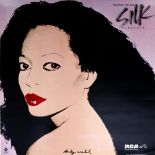ANDY WARHOL - Diana Ross x 1 - Original color offset lithograph