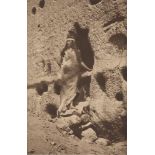 EDWARD S. CURTIS - At the Portal - Original vintage sepia toned photogravure