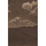 EDWARD S. CURTIS - A Trail across the Desert Sands - Original vintage sepia toned photogravure