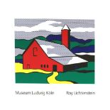 ROY LICHTENSTEIN - Red Barn II - Color silkscreen