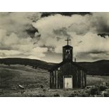 EDWARD WESTON - Church at "E" Town, New Mexico - Original vintage photogravure