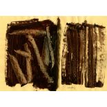 PIERRE SOULAGES [d'après] - Composition #2 - Mixed media on paper