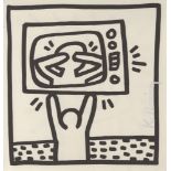 KEITH HARING - TV Drama - Original vintage lithograph