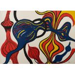 ALEXANDER CALDER - Galactic System - Original color lithograph