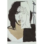 ANDY WARHOL - Mick Jagger #02 (first edition) - Color offset lithograph