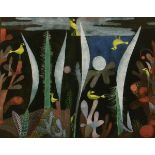 PAUL KLEE - Landscape with Yellow Birds ["Paysage aux Oiseaux Jaunes"] - Original color collotype