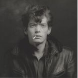 ROBERT MAPPLETHORPE - Self-Portrait, with Cigarette - Original vintage photogravure