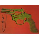 ANDY WARHOL - Guns #06 - Color offset lithograph