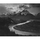 ANSEL ADAMS - The Tetons and the Snake River, Grand Teton National Park, Wyoming - Original photo...